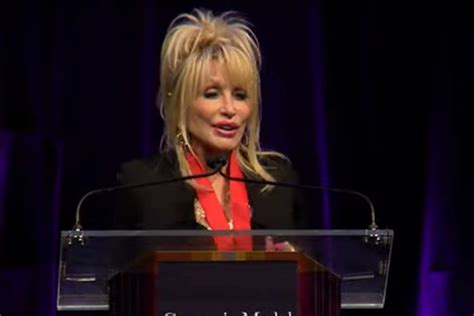 Dolly Parton on Receiving the Carnegie Medal of .